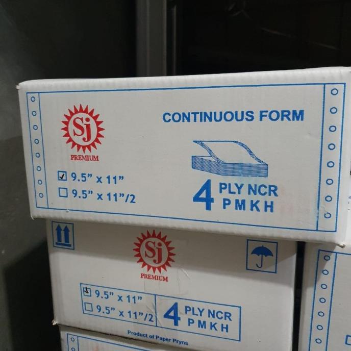 Jual Continous Form 91/2X11 4 Ply (Utuh Dan Prs) Continous Form 4 Ply ...