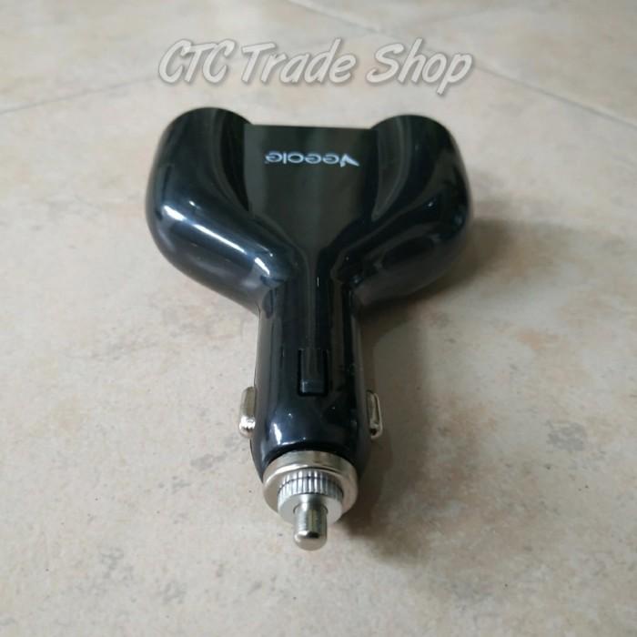 Jual Car Socket Adapter Double Socket Lighter 2 USB Port Smart Charge 3 ...