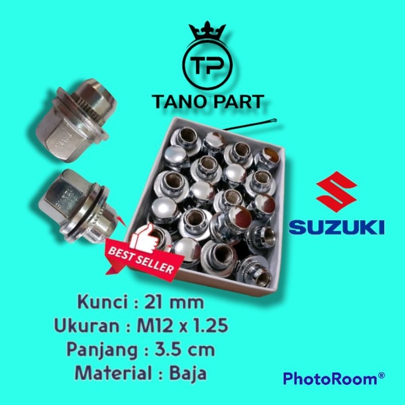 Jual Mur Roda Racing Fujita Baut Lugnut Kuda Mobil Suzuki Vitara Jimny Splash Isi Pcs