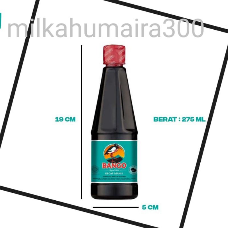 Jual Kecap Bango Botol Tanggung 275 Ml Kecap Kental Manis Bango Botol Shopee Indonesia 3286