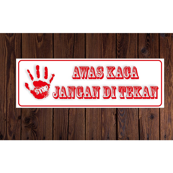 Jual Stiker Awas Kaca Shopee Indonesia