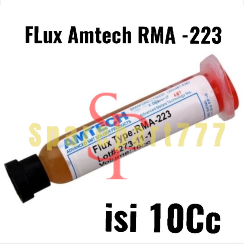Jual Flux Amtech Tipe RMA-223 isi 10cc Grade A - Pasta Songka Tanpa ...