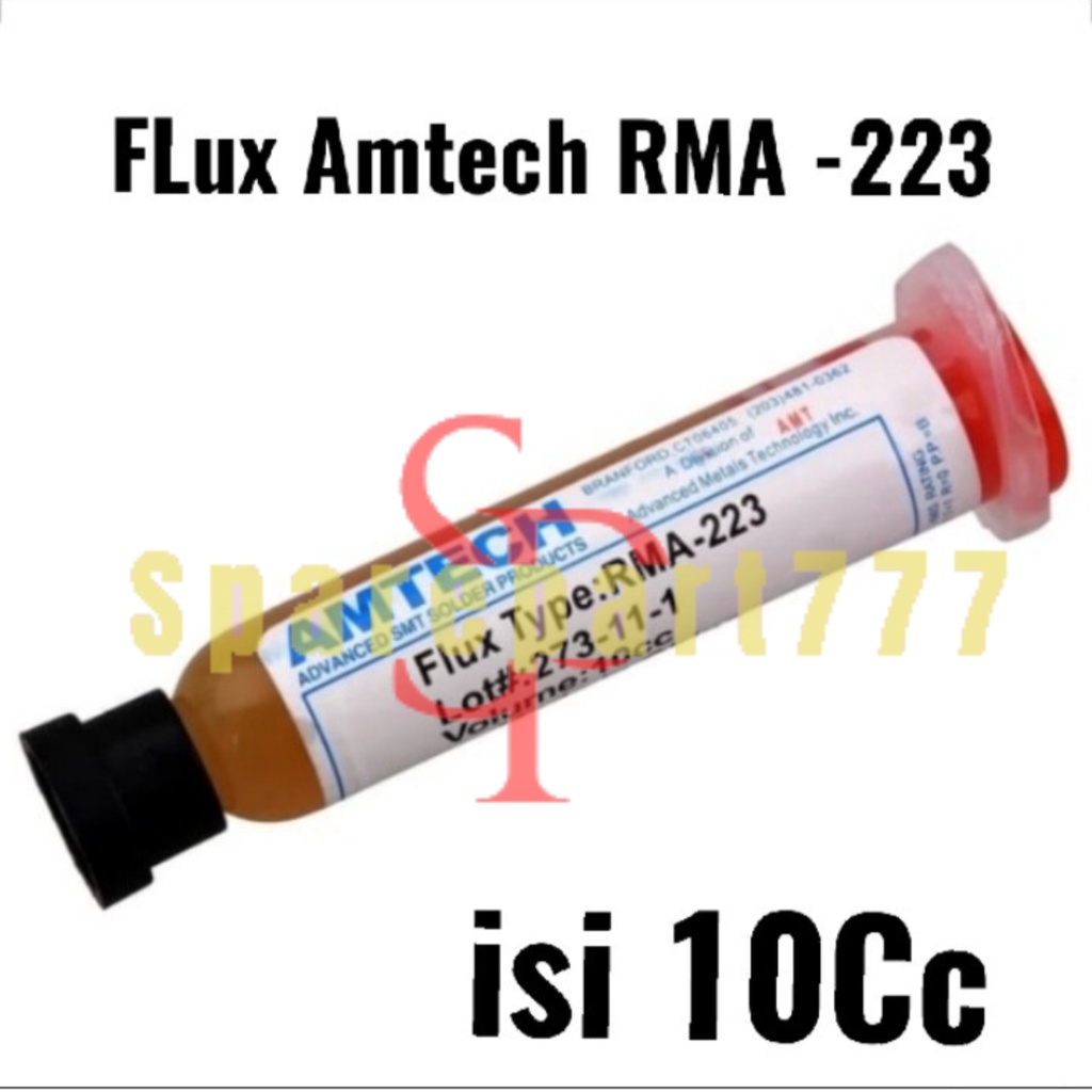 Jual Flux Amtech Tipe RMA-223 Isi 10cc Grade A - Pasta Songka Tanpa ...