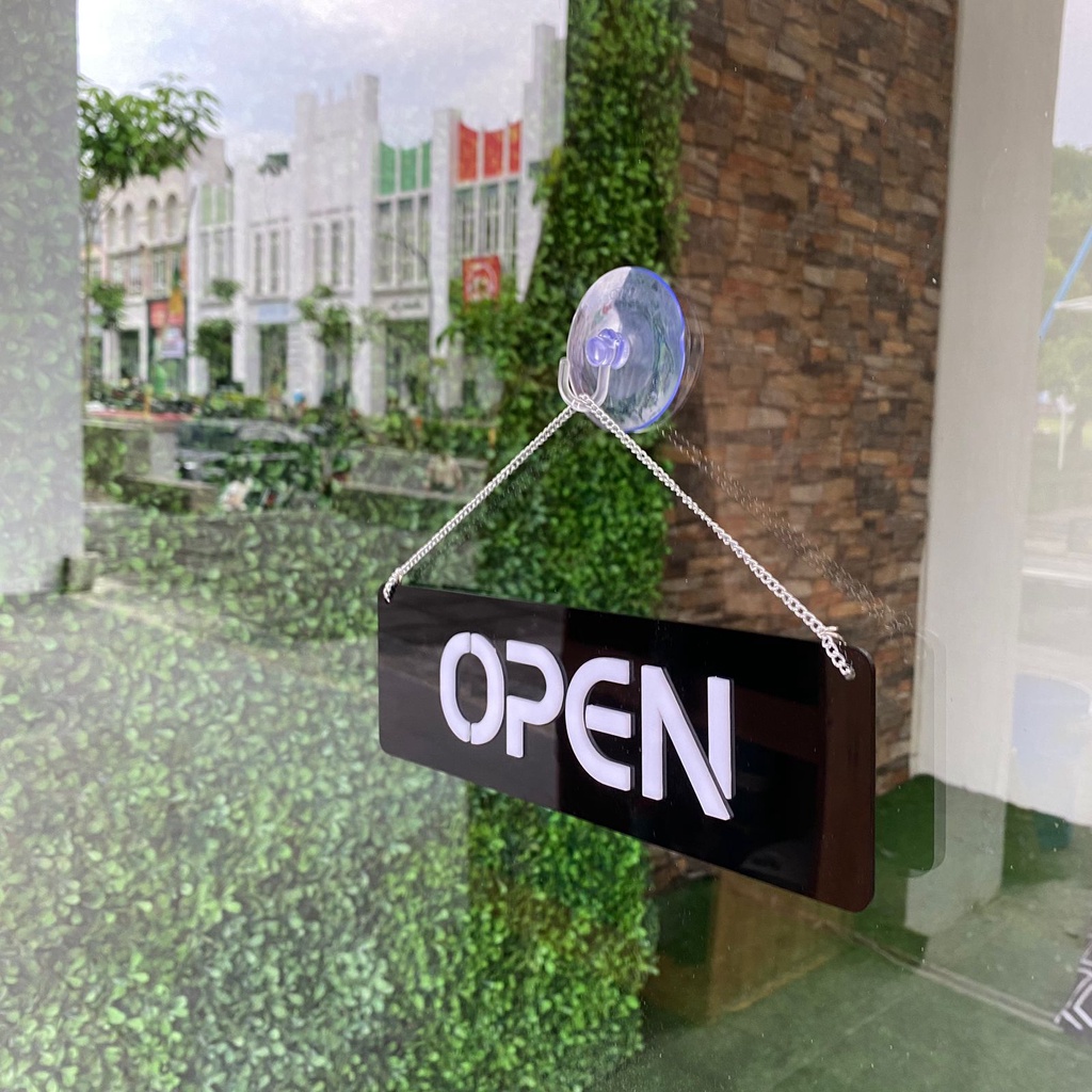 Jual Open Close Sign Persegi Panjang | Acrylic Timbul - Laser Cut ...