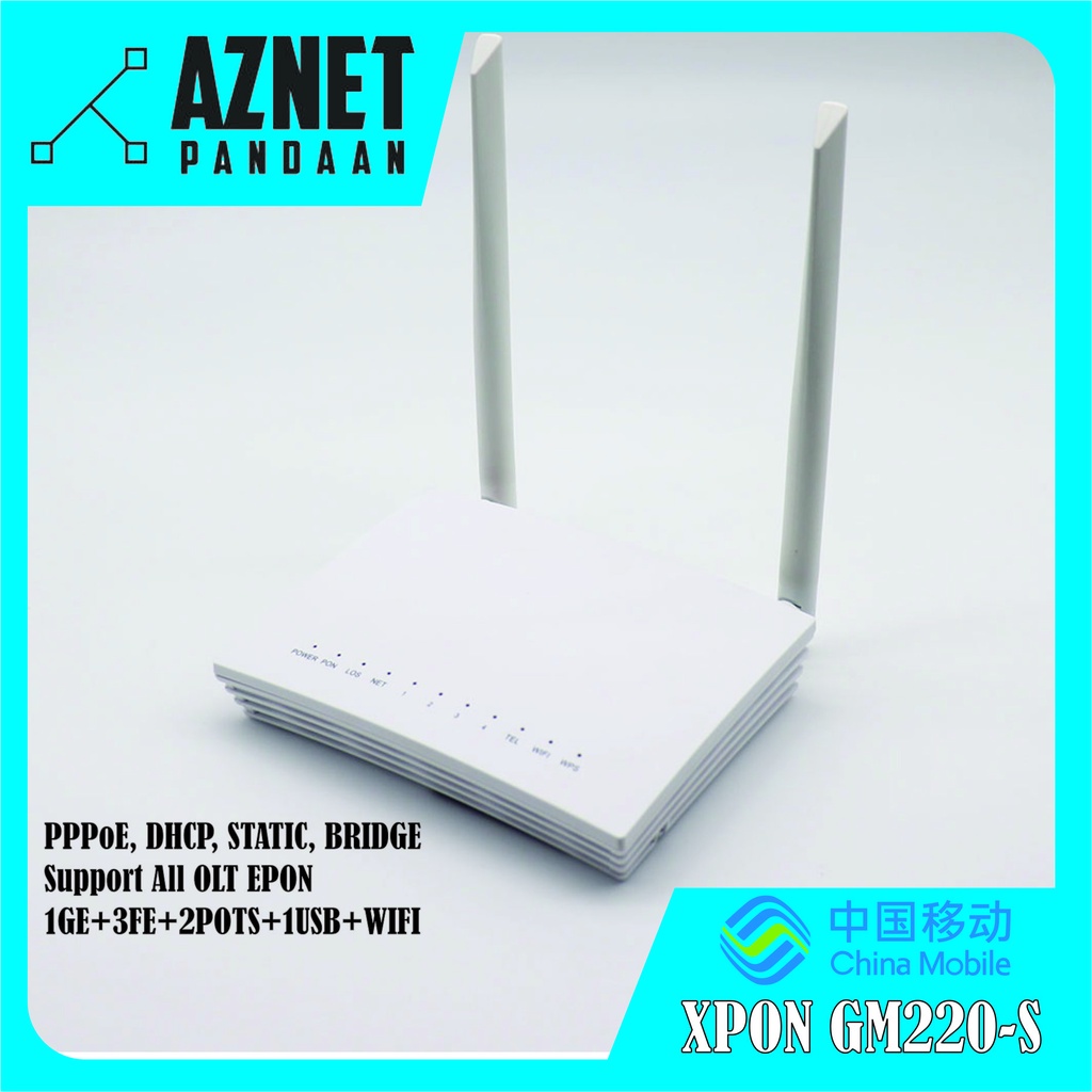 Jual XPON GM220-S SUPPORT OMCI ANTENA EKSTERNAL FIRMWARE ORIGINAL ...