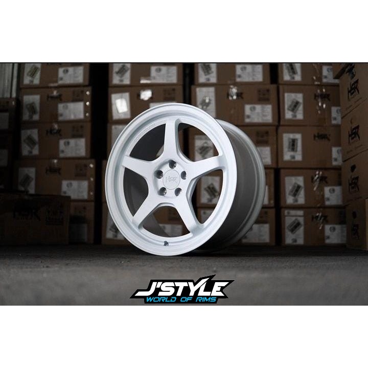 Jual VELG RACING HSR FORGED CK GF RING 18 X 9 PCD 5X100 ET47 WHITE (100 ...