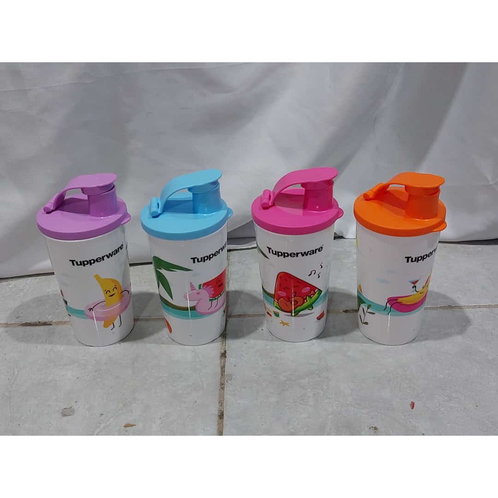 Jual happy tumbler per 1 pcs botol minnum tupperware | Shopee Indonesia