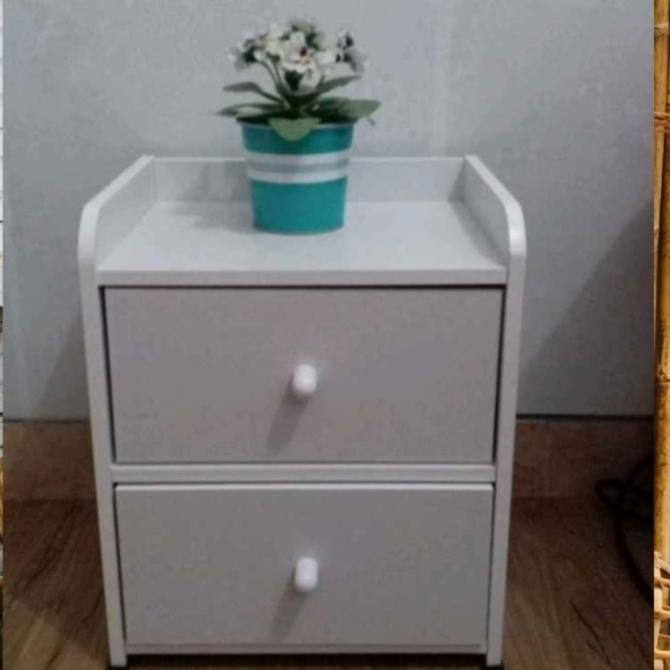 Jual Meja Nakas Kamar Tidur Mody Minimalis Bedside Table Shopee