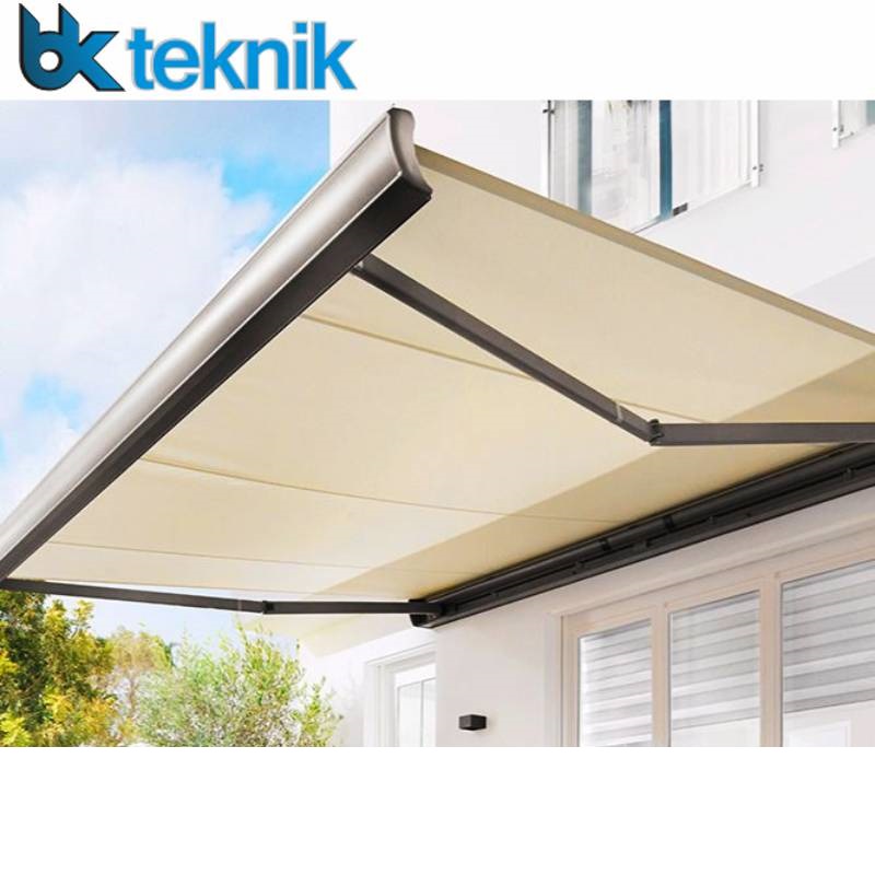 Jual Awning Gulung Manual + Automatic Custom Order ukuran 5,2m x 3m