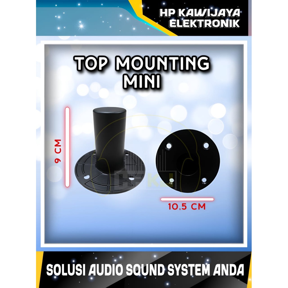 Jual HOLDER STAND BOX SPEAKER MINI tatakan stand speaker top mounting Shopee Indonesia