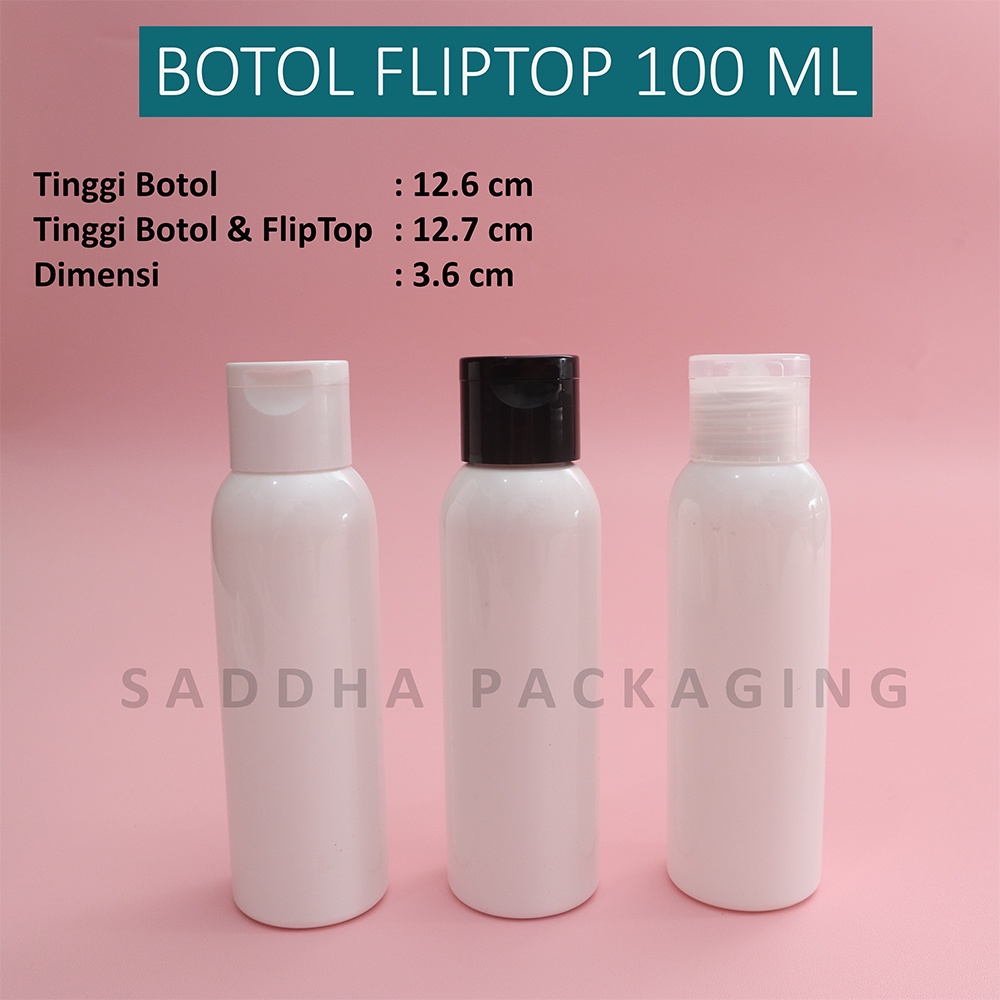 Jual Botol Fliptop Ml Putih Botol Ml Fliptop Putih Pet Tebal