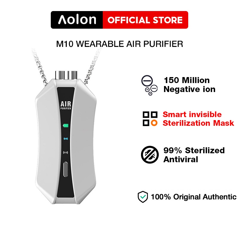 Jual Aolon M10 Air Purifier Portable Wearable Air Purifier Necklace 150