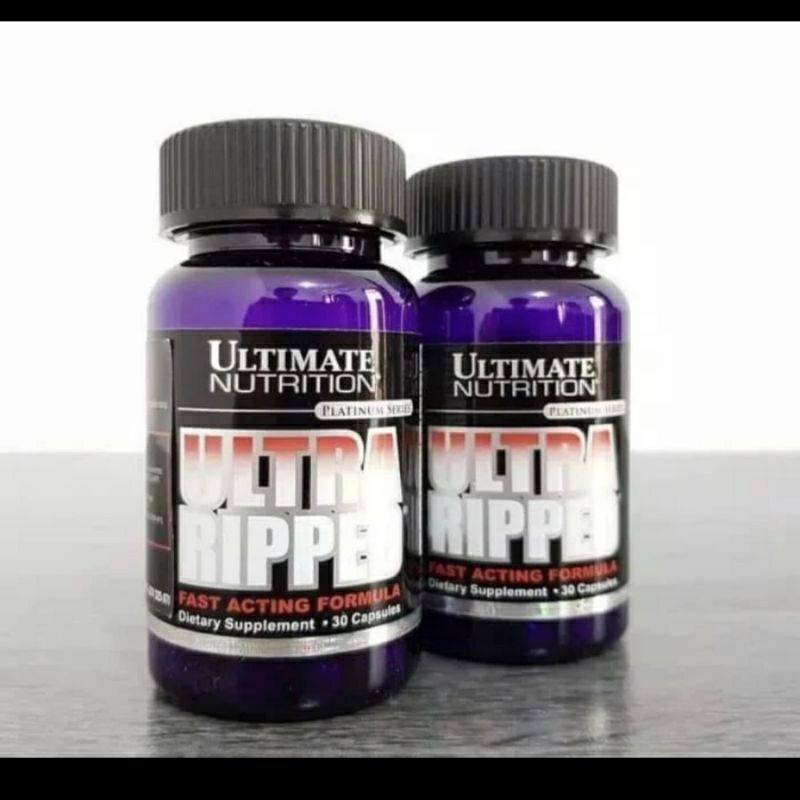 Jual Ultimate Nutrition Ultra RIPPED Asli Original isi 30 Caplet Obat ...