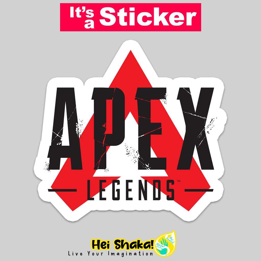 Jual Stiker Apex Legends Red A Sticker Gamer Tempelan Gaming Bahan ...