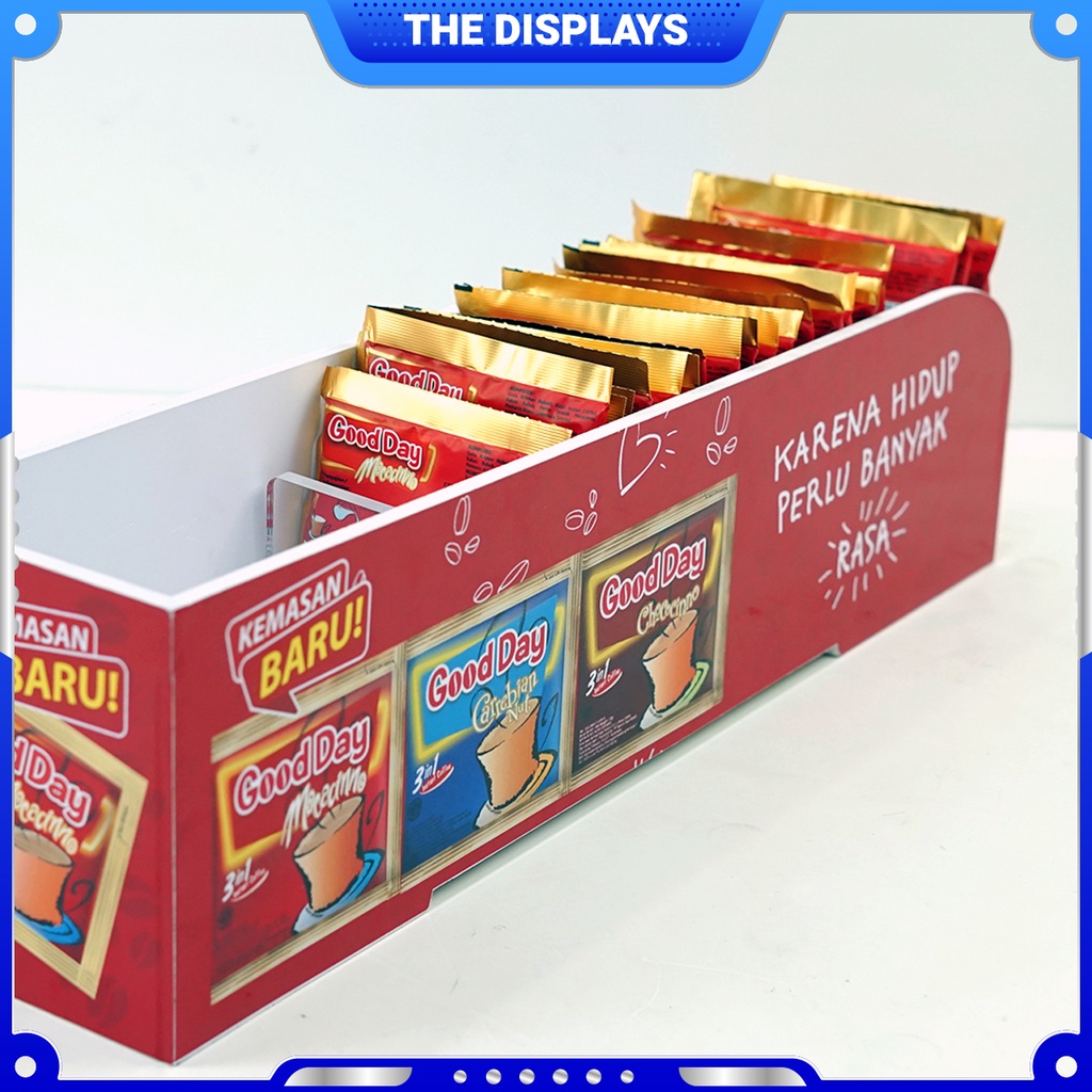 Jual Rak Display Pajangan Produk / Display Produk Pusher Manual 40cm ...