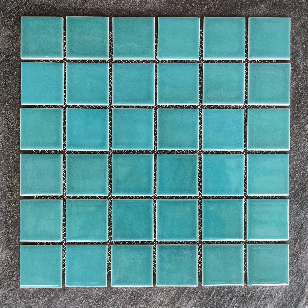 Jual Keramik Kolam Renang Warna Hijau - Mosaic Mass CEL 218 | Shopee