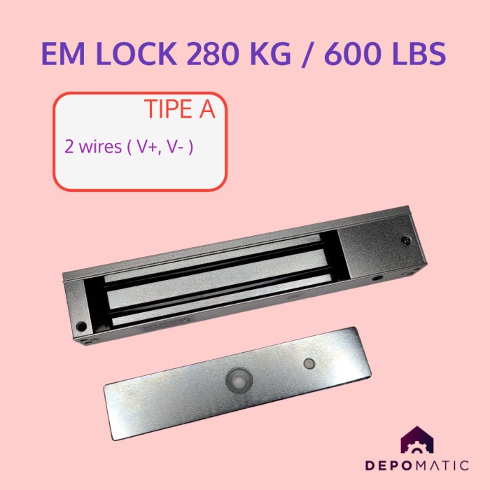 Jual Akses Em Door Lock Mlock 600 Lbs 280 Kg