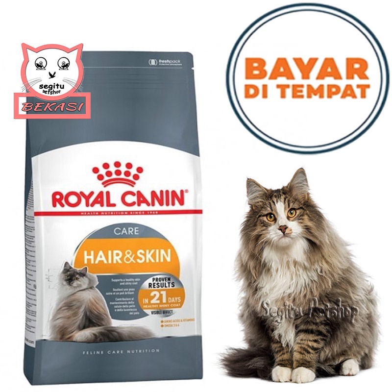 Jual MAKANAN KUCING ROYAL CANIN HAIR SKIN CAT FOOD UNTUK BULU