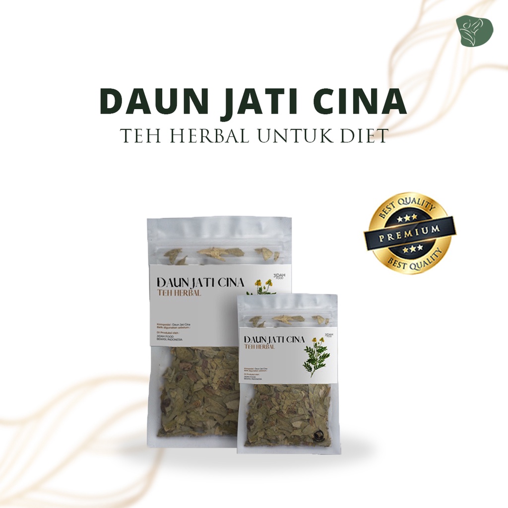 Jual Teh Daun Jati Cina Original 100 Alami Herbal Teh Pelangsing