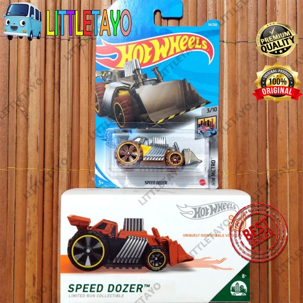 Jual Hotwheels Speed Dozer 2013 Kuning 2021 Silver Hw Id Tractor Buldozer Alat Berat Shopee 4474