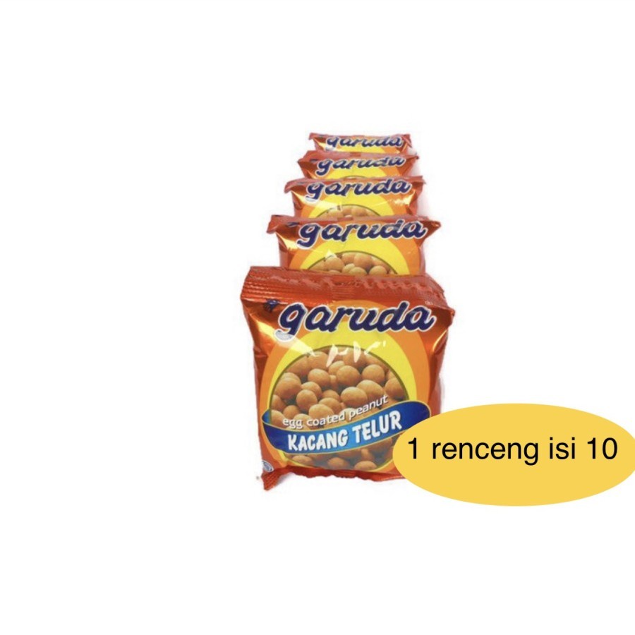 Jual Garuda Kacang Telur Eceran 1000 1 Renceng Isi 10 Sachet