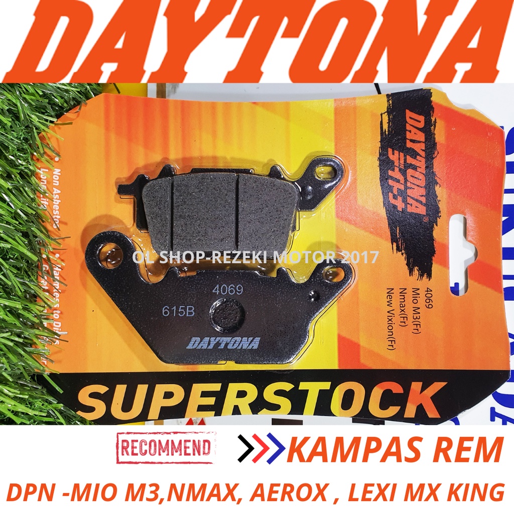 Jual KAMPAS REM RACING DAYTONA DPN MIO M3 N MAX MX KING 4069 Shopee