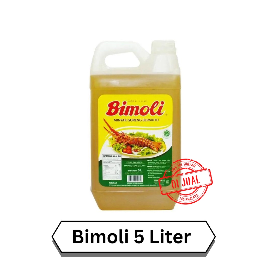 Jual Bimoli 5 Liter 1 Karton 5 L X 4pcs Shopee Indonesia