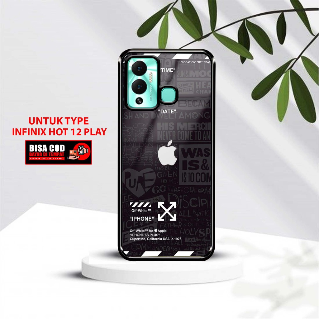 Jual Case Infinix Hot 12 Play Terbaru Motif APEL BRDD Softcase