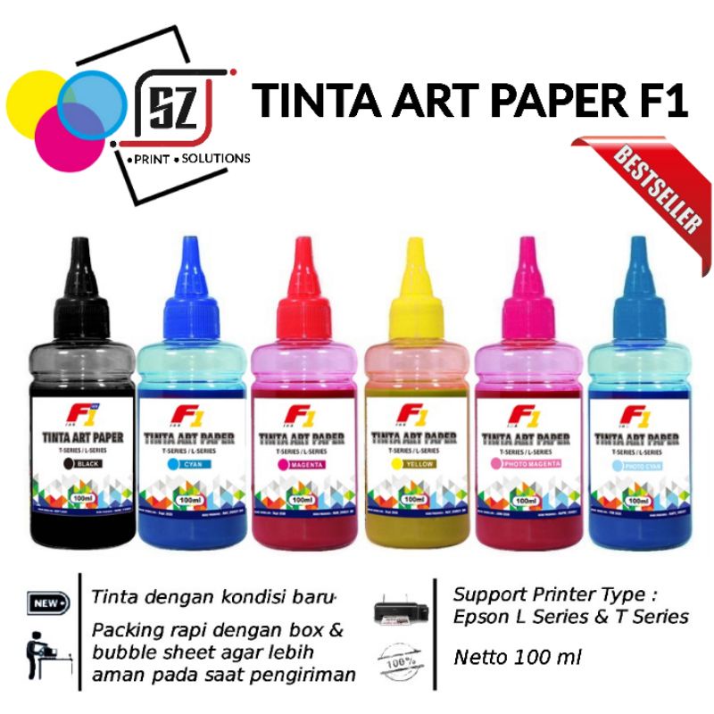 Jual TINTA ART PAPER F1 FOR EPSON 100ML | Shopee Indonesia