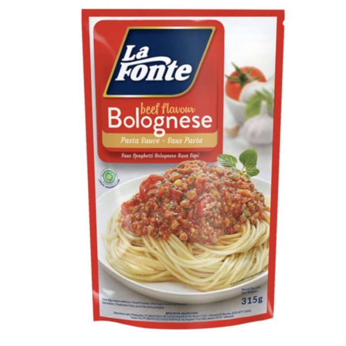 Jual LA FONTE SAUS BOLOGNESE / BOLOGNESE SAUCE BEEF FLAVOUR 315gr