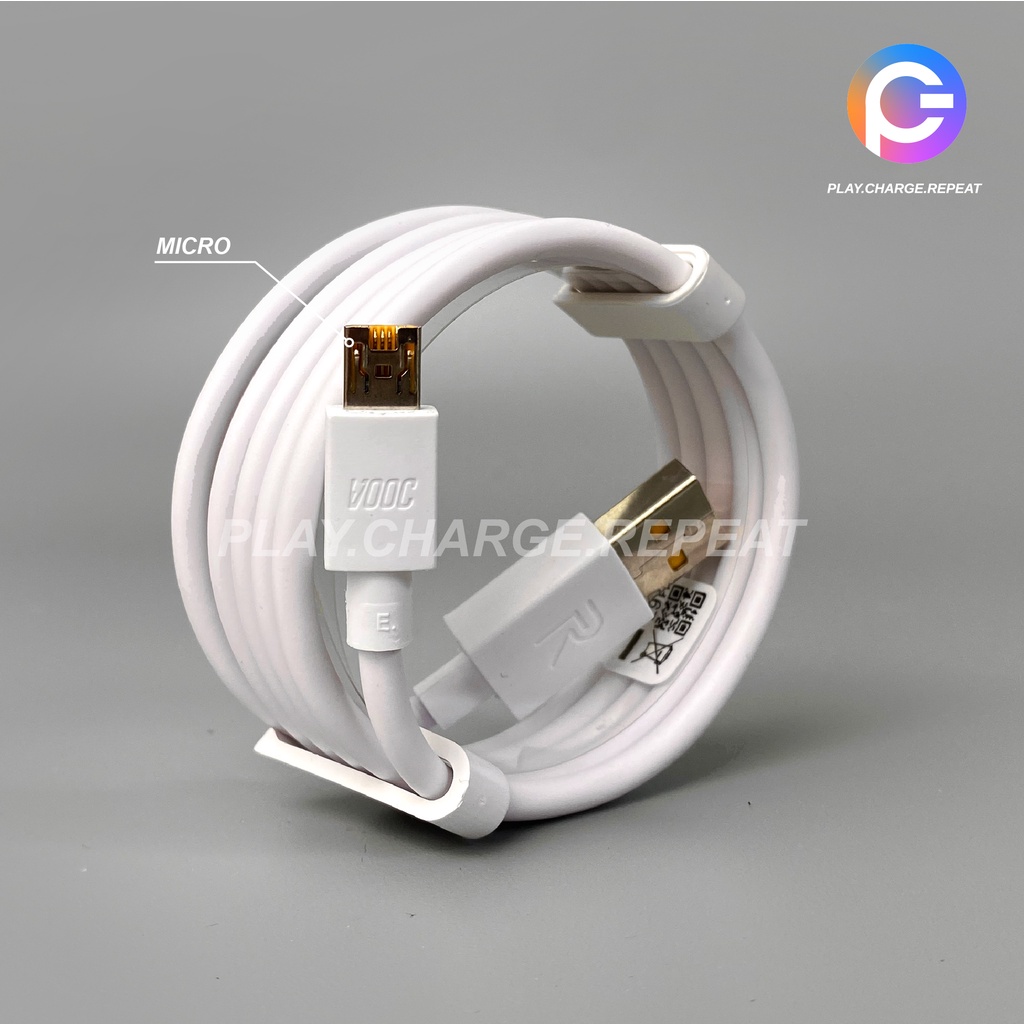 Jual KABEL DATA REALME MICRO/TYPE-C ORIGINAL 100% FAST CHARGING SUPER ...