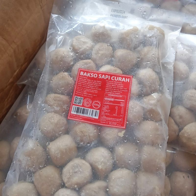 Jual Bakso Sapi Curah Bernardi 500gr Shopee Indonesia