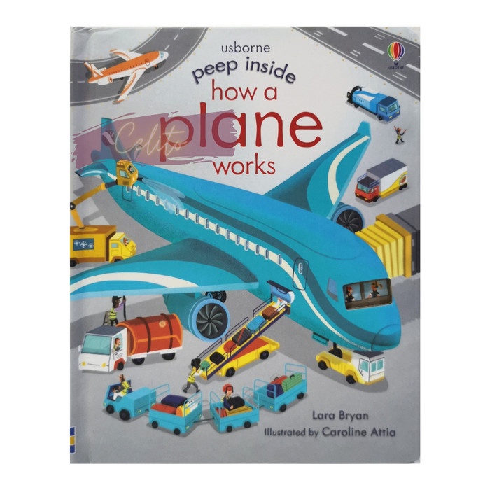 Jual BUKU USBORNE PEEP INSIDE PLANE HOW A PLANE WORKS PEEK INSIDE ...