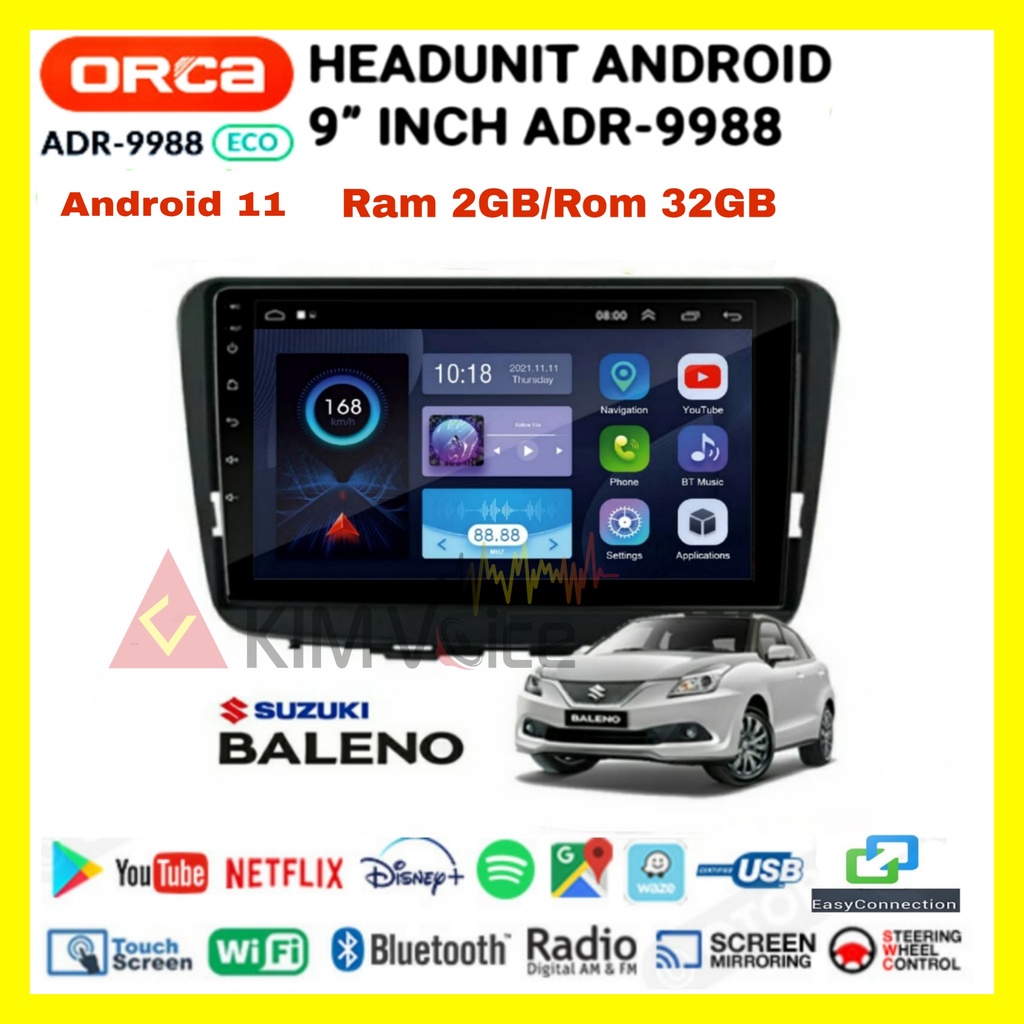 Jual Head Unit Android Orca Eco Inch Oem Suzuki Baleno Hatchback