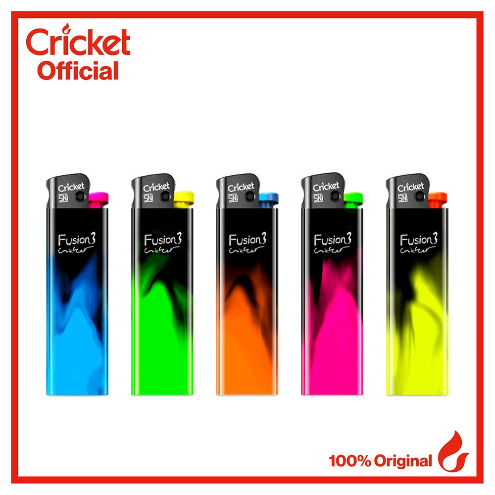 Jual Korek Api Cricket Seri Fusion Intense - 5 Buah | Shopee Indonesia