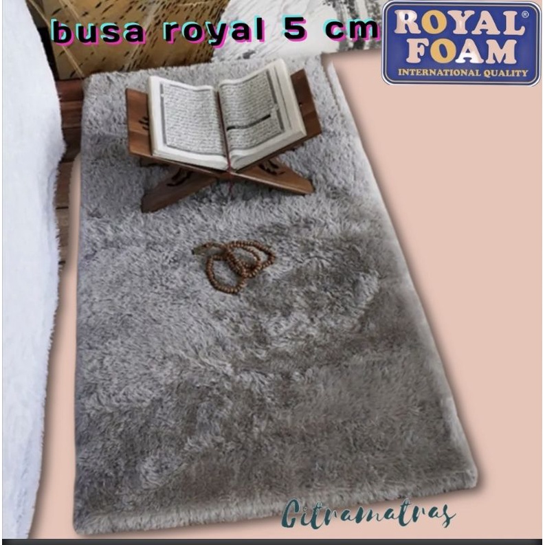 Jual SAJADAH BULU RASFURSUPER TEBAL BUSA ROYAL FOAM UKURAN 65X115 CM ...