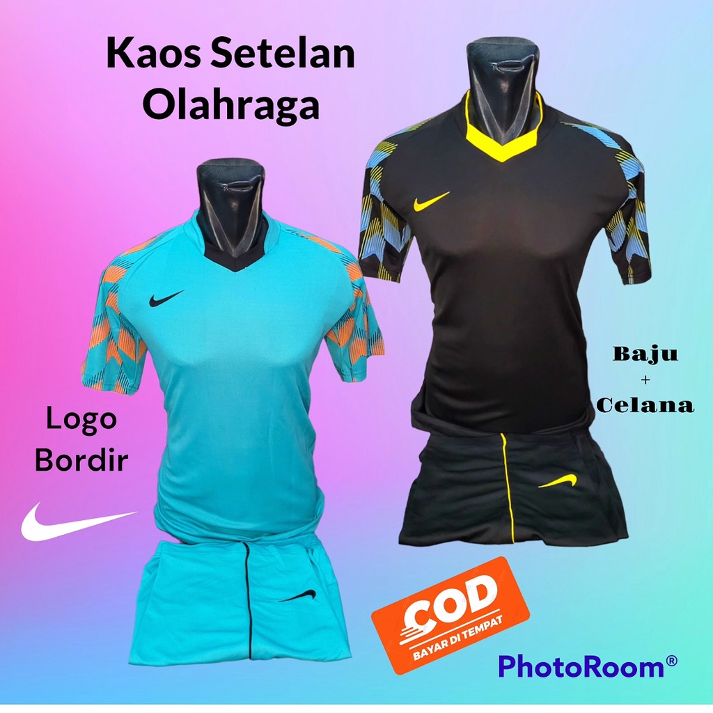 Jual Setelan Sepak Bola Futsal Dewasa Baju Jersey Kaos Olahraga Basket Tenis Bulutangkis Voli