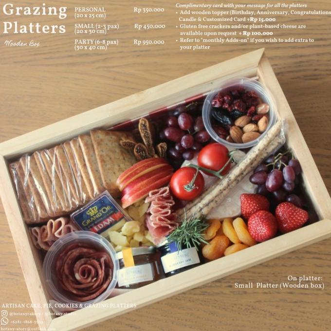 Jual Premium Grazing Platters / Charcuterie Cheese Platters (Wooden Box) Shopee Indonesia