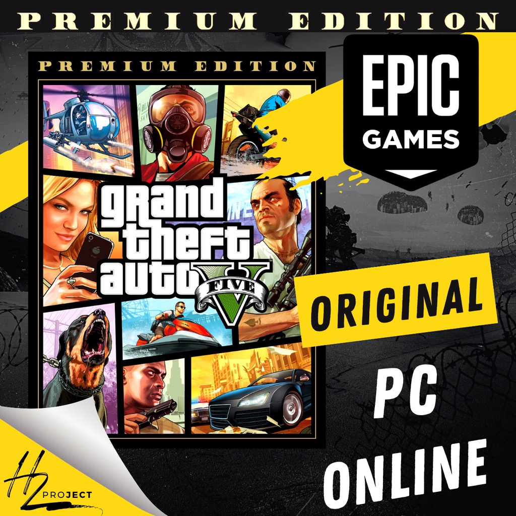 Jual GTA V/ GTA 5 Online Premium Edition PC Original Epic Games FiveM/Roleplay Shopee
