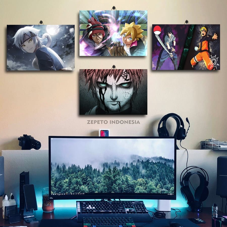 Jual 81-96 PAJANGAN DINDING DAPUR WALLPAPER NARUTO UZUMAKI 20X30 CE0HP