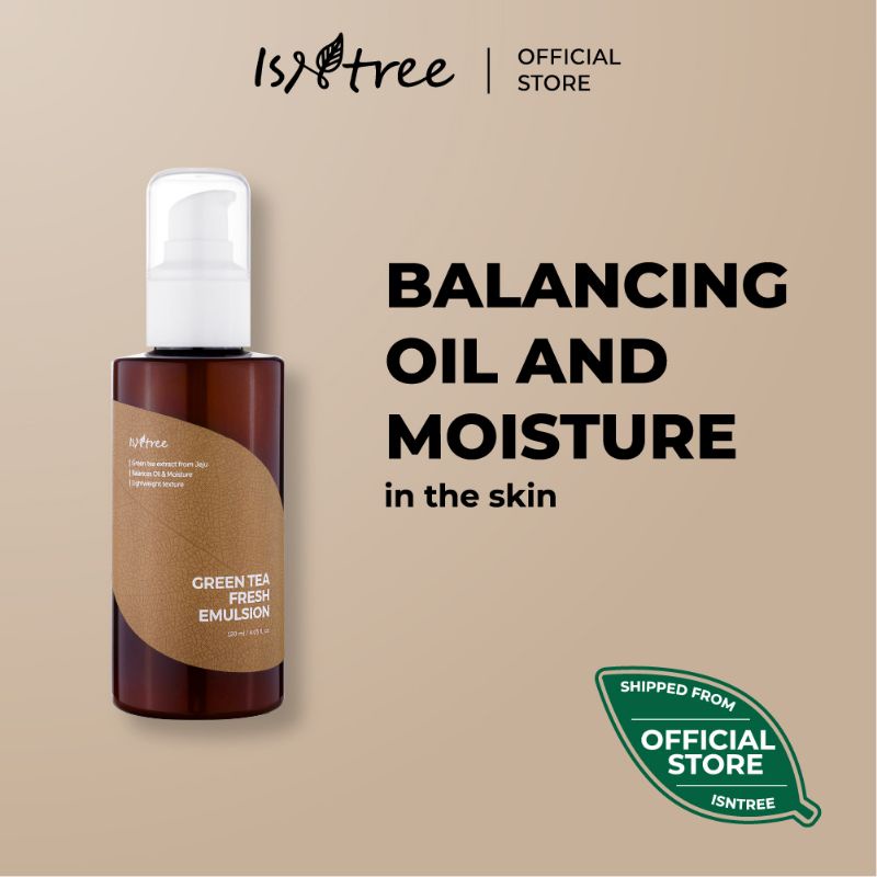 Jual ISNTREE Green Tea Fresh Emulsion 120ml Shopee Indonesia