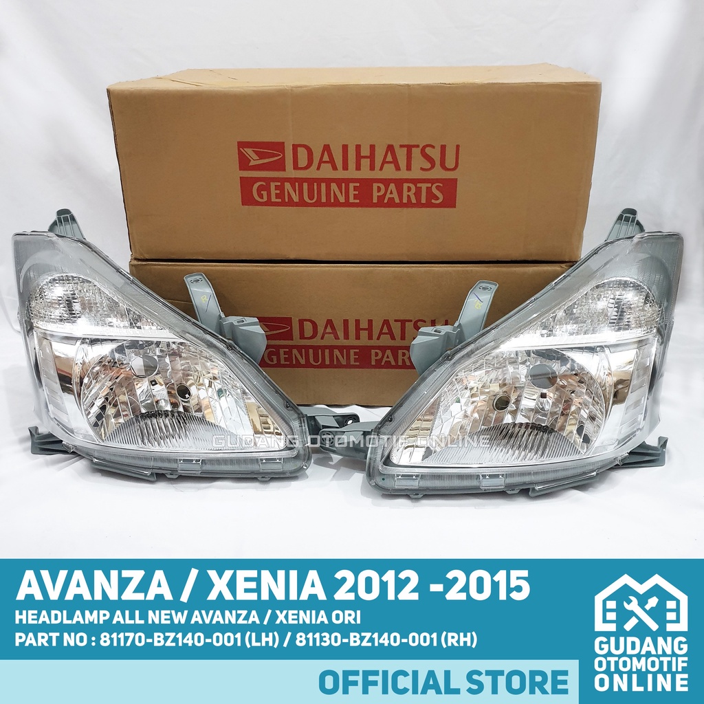 Jual HEADLAMP KANAN KIRI / LAMPU DEPAN ALL NEW AVANZA XENIA 2012 2013