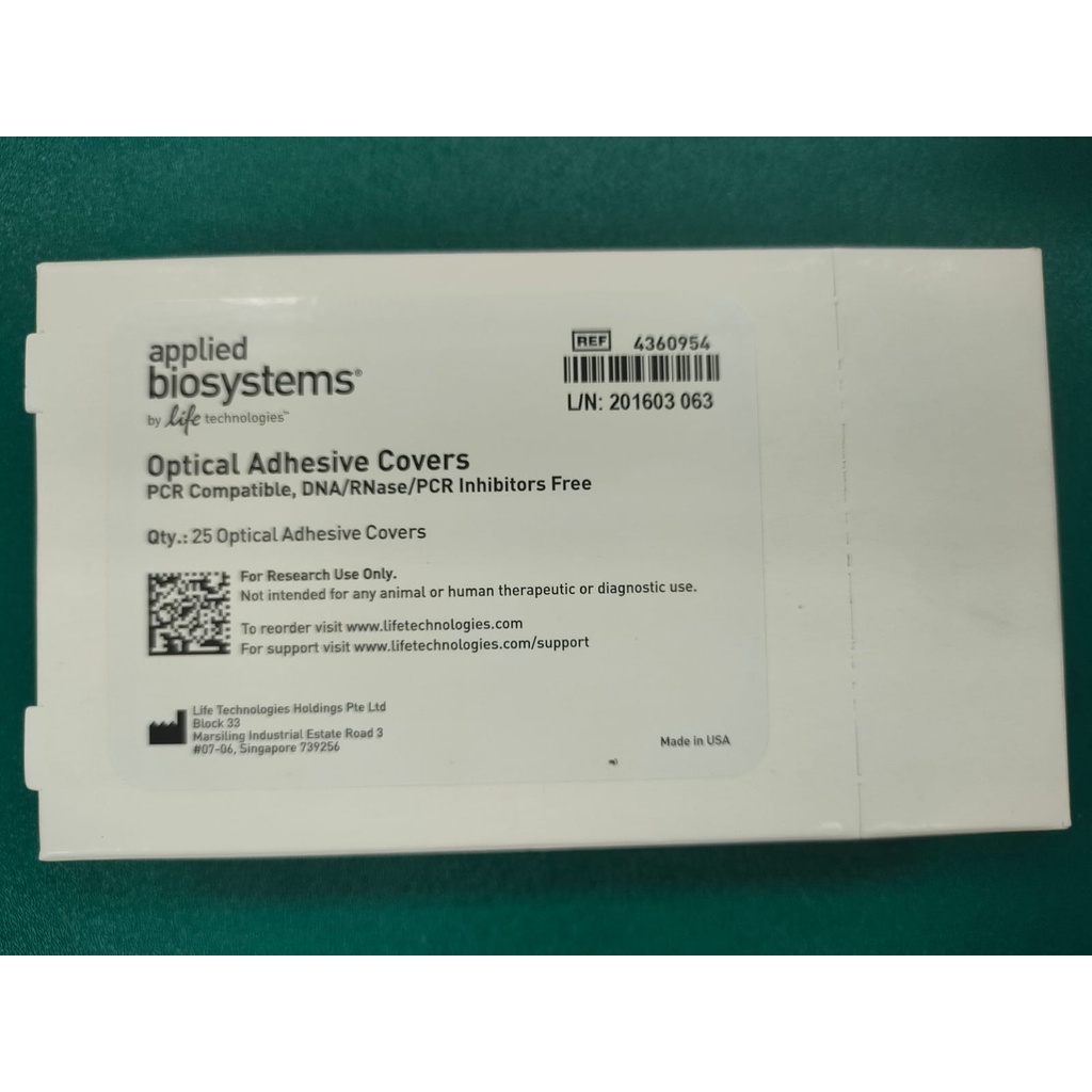 Jual Optical Adhesive Covers Applied Biosystems/pcs Shopee Indonesia
