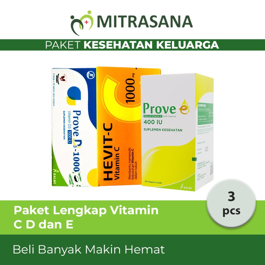 Jual Paket Keluarga Lengkap Vitamin C D dan E | Shopee Indonesia