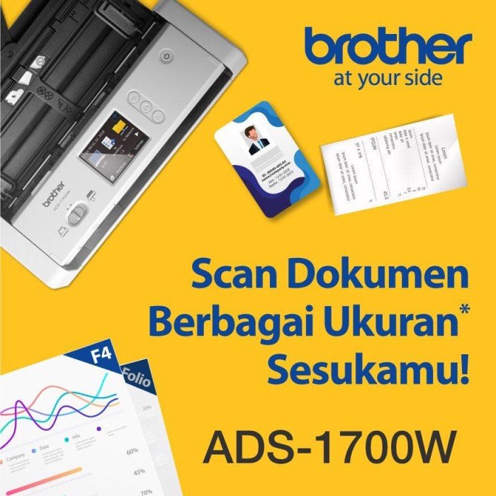 Jual Scanner Scanner Brother Ads-1700W | Shopee Indonesia