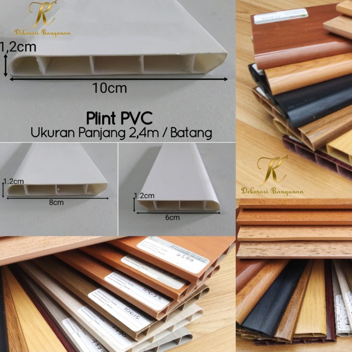 Jual Floor List Lantai Pvc/Plint Lantai Pvc/List Plank Pvc | Shopee ...