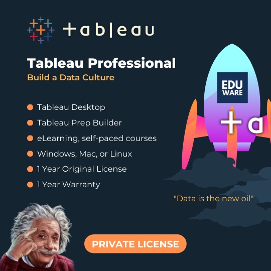 Jual Tableau Desktop Tableau Prep Builder Tableau eLearning