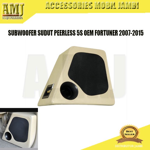 Jual SUBWOOFER PEERLESS OEM KHUSUS FORTUNER 2007-2015 CREAM - SUB SUDUT ...