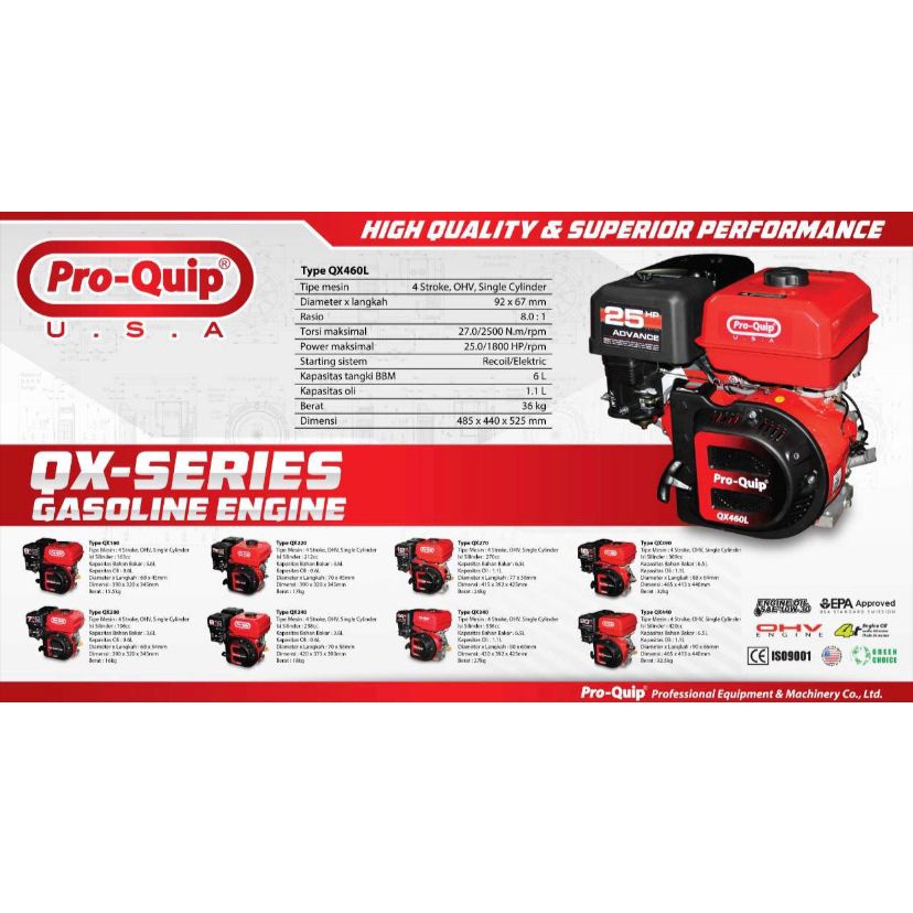 Jual Engine Proquip QX 440 20 HP | Shopee Indonesia