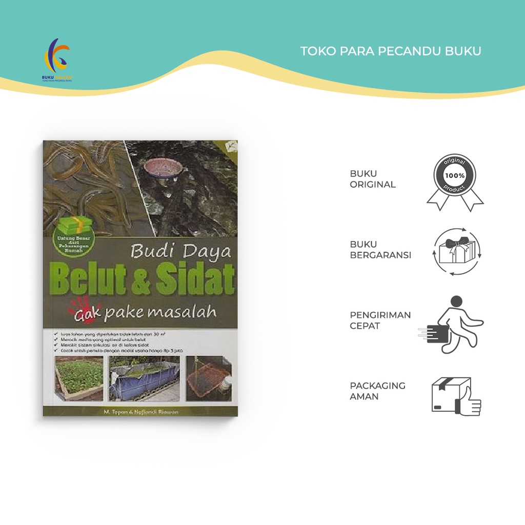 Jual Buku Bacaan Peternakan Budi Daya Belut Dan Sidat Gak Pake Masalah